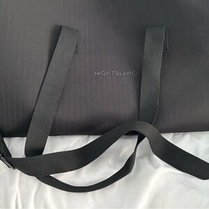 Montblanc Black Weekender Bag for Men